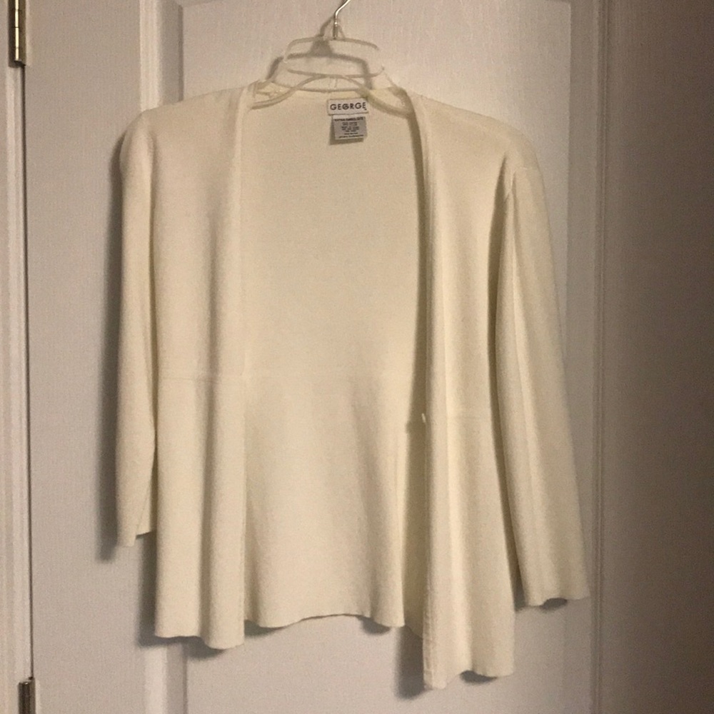 cream blazer